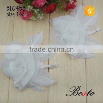 Wholesale handmade customized lace applique for the dress