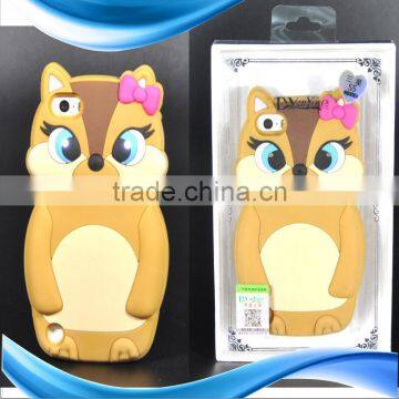 Phone protector: 3D animal shape cell phone flashing case