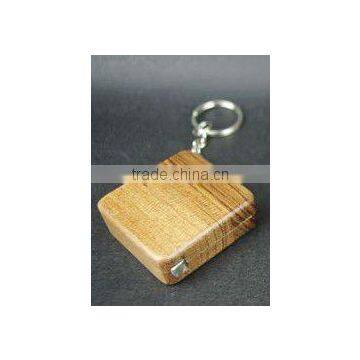 wooden tapeline keyrings