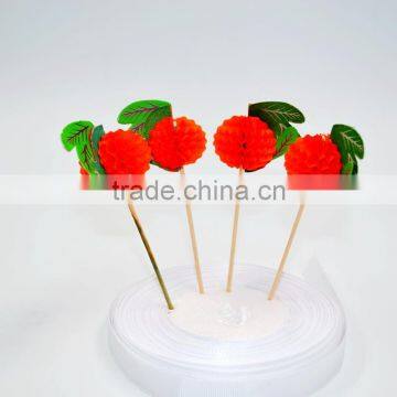 Art Toothpick Christmas Decoration Cocktail Decoration for Party 3D Fruit Toothpicks photo-6