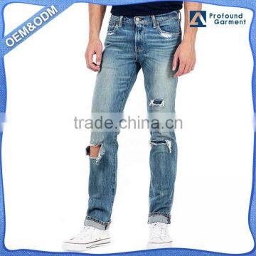 ripped trousers for private label slim fit custom denim mens jeans new designs photos