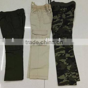 Kid's new style casual cargo pants apparel stocklots