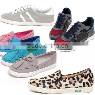 2014 s/s women athletic plat canvas pu fashion sneakers made in korea