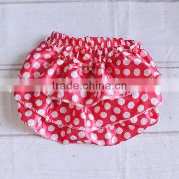 Baby Girl Cotton Bloomer Ruffles Diaper Cover Pure White Bloomer for Newborn Baby photo-3