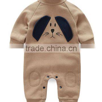Customized Warm Fleece Winter Baby Rompers Lovely Baby Rompers Wholesale 0-6 Months Baby Rompers