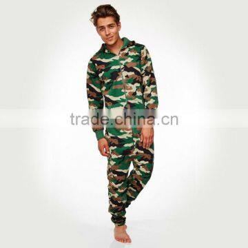 Camoflage print adult onesie