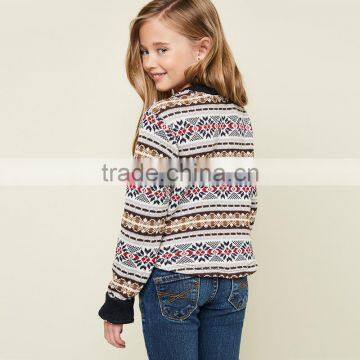 S32448W Knitting Pattern Sweater Top Teenager Kids Pullover O-neck Vintage Style Sweaters photo-2