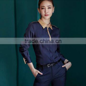 Custom Chantilly Long Sleeve Latest Fashionable Ladies Blouse Factory Women Shirt Blouse photo-4