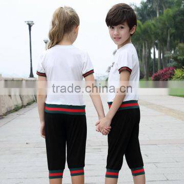 High Quality Factory Wholesale Customized Kindergarten Primary Kids Boys Sport Wear School t Shirt photo-4