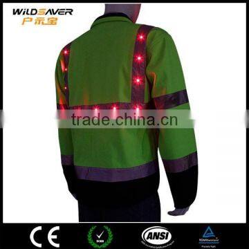 China Safety Jacket Reflective Strip hi Vis Led Jacket photo-3