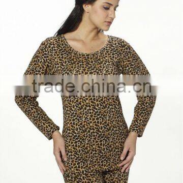 2013 classic fashion leopard women long johns