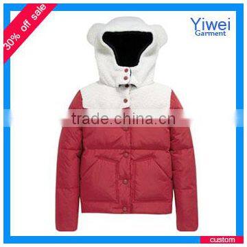 Custom Woman Coating Machine Fur Coat 2014