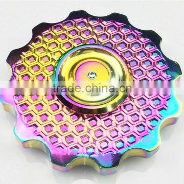 Finger spinner LED novelty wind hand spinner fingertip gyro