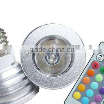 New design RGB 5W LED Spot Light with remote control