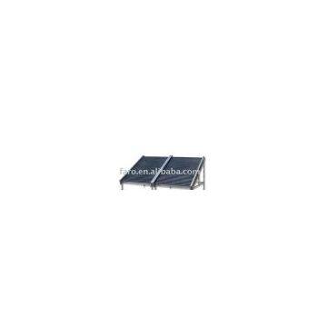 Horizontal solar water heater collector