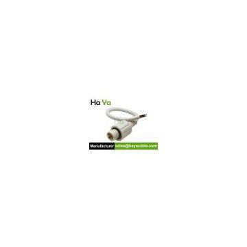 IP67 Waterproof 2 PIN Male Power Cable