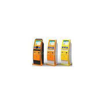 High Safety Performance Bill Payment Kiosk With Card Scanner / Standalone Kiosk