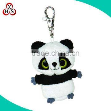 Custom factory price plush panda keychain plush keychain