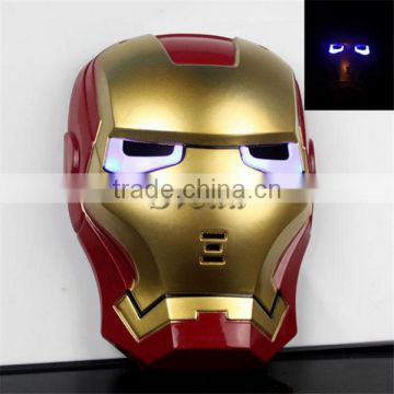 Hot selling Iron Man Cosplay mask Full face mask party mask for adult Cosplay Costume accessory