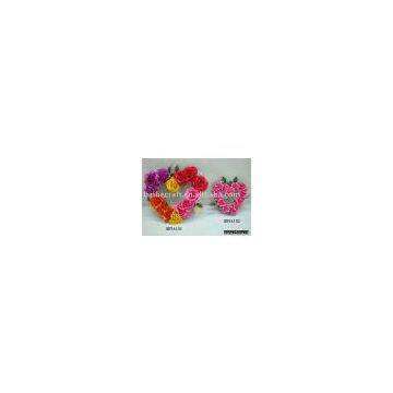 silk flower (rose  wreath flower artificial flower)