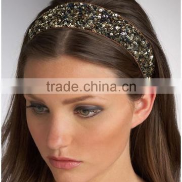 2017 Hot Selling Sequin Handband Girls Woman Picture Sequin Accessories