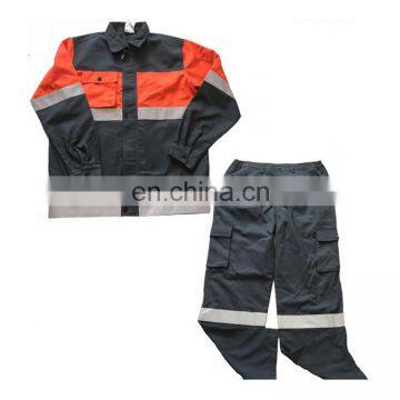 High quality Fireproof oil refinery oil field work wear uniform with 3M reflective tape