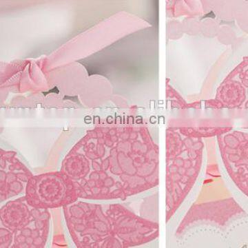 Sweet Lovely Pink Wedding Favor Box for Sale