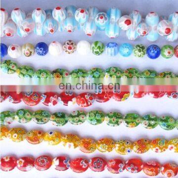 Glass Millefiori beads(thousand flower beads)