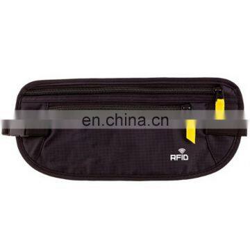 Rfid Protection Travel Waterproof Nylon Security Money Belt photo-3