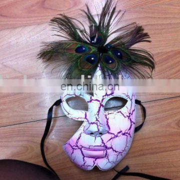 party carnival masquerade feather mask MPM-045