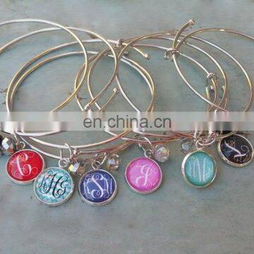 Customize Your Charm Bangle Monogram Charm Bangles & Dangles photo-2