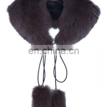 fox fur scarf collar/#00S11