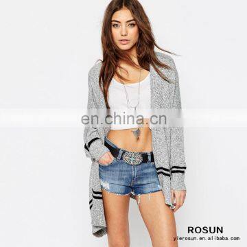 Oversized Long Sleeve knitted Boxy Cardigan for women