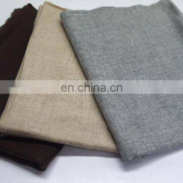 Pure Plain Pashmina Shawls & Scarves in Natural Colour & Dyed Colours