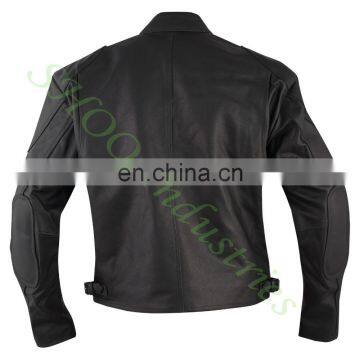 Pakistan leather jacket/mens pu leather motorcycle jacket for world market