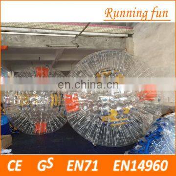 Crazy game!! Top quality 0.8mm/1.0mm PVC/TPU inflatable zorb ball,zorbing price, zorb hamster ball