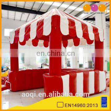 2015 AOQI mini sewn inflatable booth tent for trade show for sale