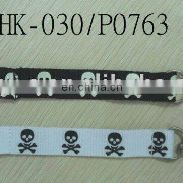 skull print accessories/skull chain/skull hair warp/skull belt