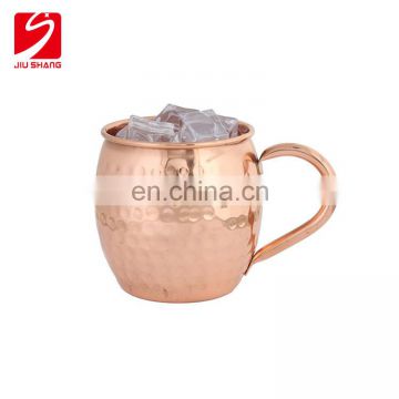 Copper Plating Western Style Milk Coffee Cup Copper Mugs 100% Pure