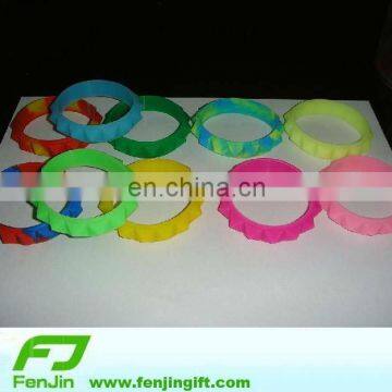 new style punk silicone rubber bracelet