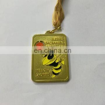 custom gold plated basketball racing souvenir medallions