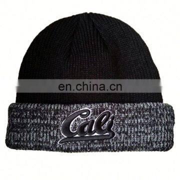 Wholesale Custom Acrylic Knitted Beanie With Logo Embroidery photo-2