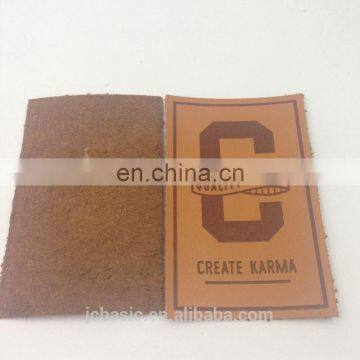Custom High Quality Jacket Embossed Denim Leather Patch Labels photo-6