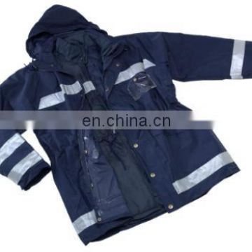 High Visibility Reflective roadway safety reflective coat safety workwear uniform clothing