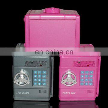 Colorful and high quality safety money box for Gift