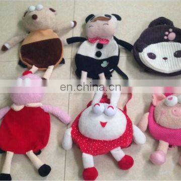 various cartoon animal plush bags