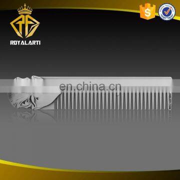 Популярные на рынке индивидуально изготовленные металлические расчески с тисненым логотипом photo-4