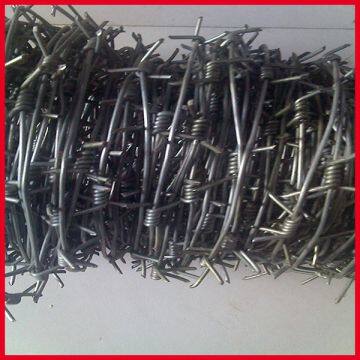 2 Strands 4 Points For Industry Barbed Wire Post