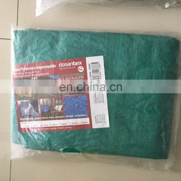 Clear PE Tarpaulin for garden flower house and tent, grid polyethylene tarps sheeting, leno mesh tarp