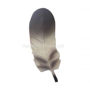 Hodisplay Indoor Decorative Crafts Home Decoration Resin Artificial Feather With Base photo-5